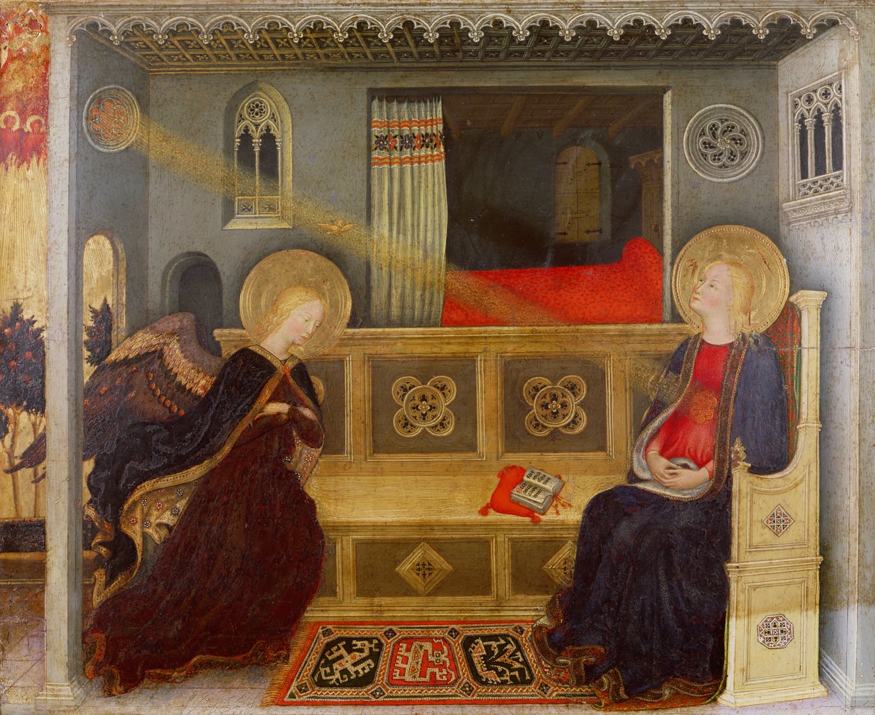 Zwiastowanie, ok. 1419 (tempera na panelu) autorstwa Gentile da Fabriano