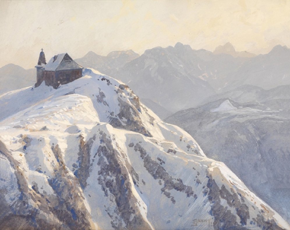 Kościół na Dobratsch autorstwa Georg Janny