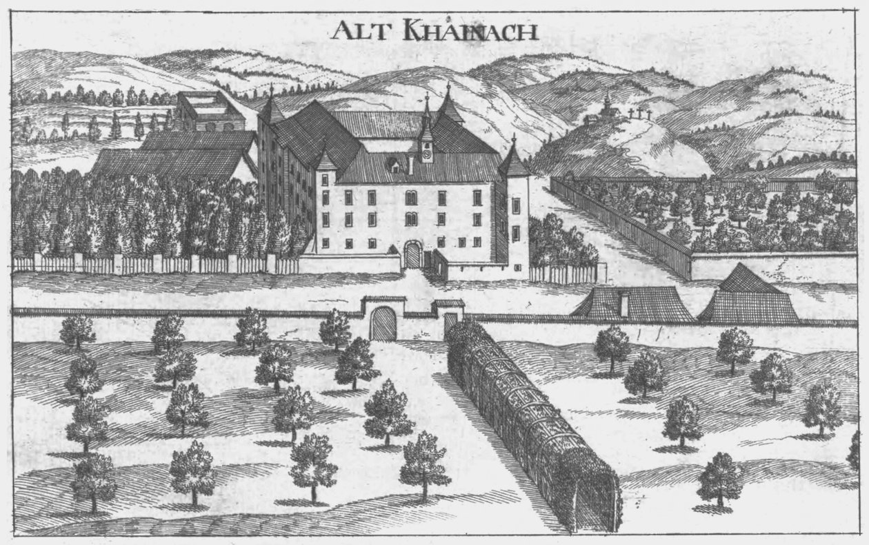 Zamek Krottenhof autorstwa Georg Matthaus Vischer