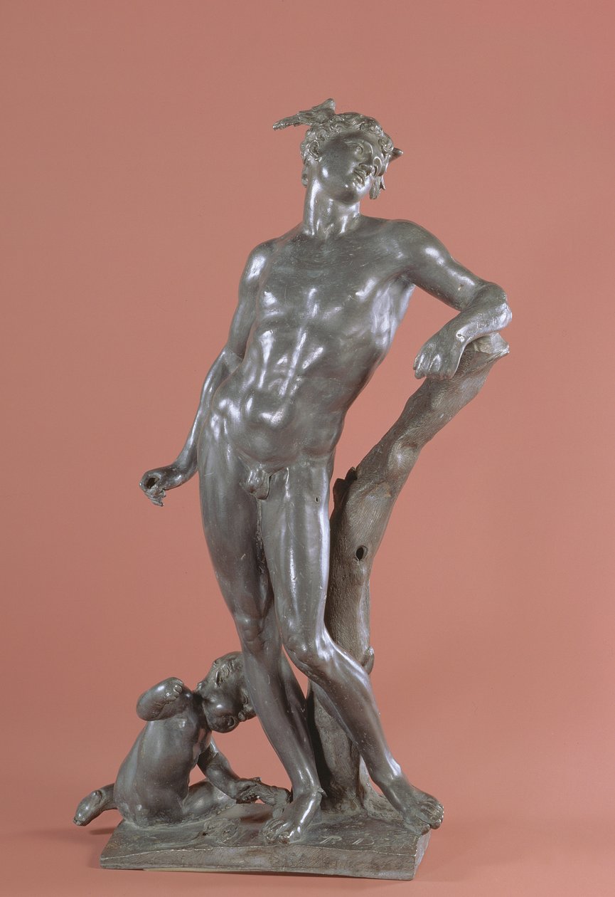 Merkury i Amor (brąz) autorstwa Georg Raphael Donner