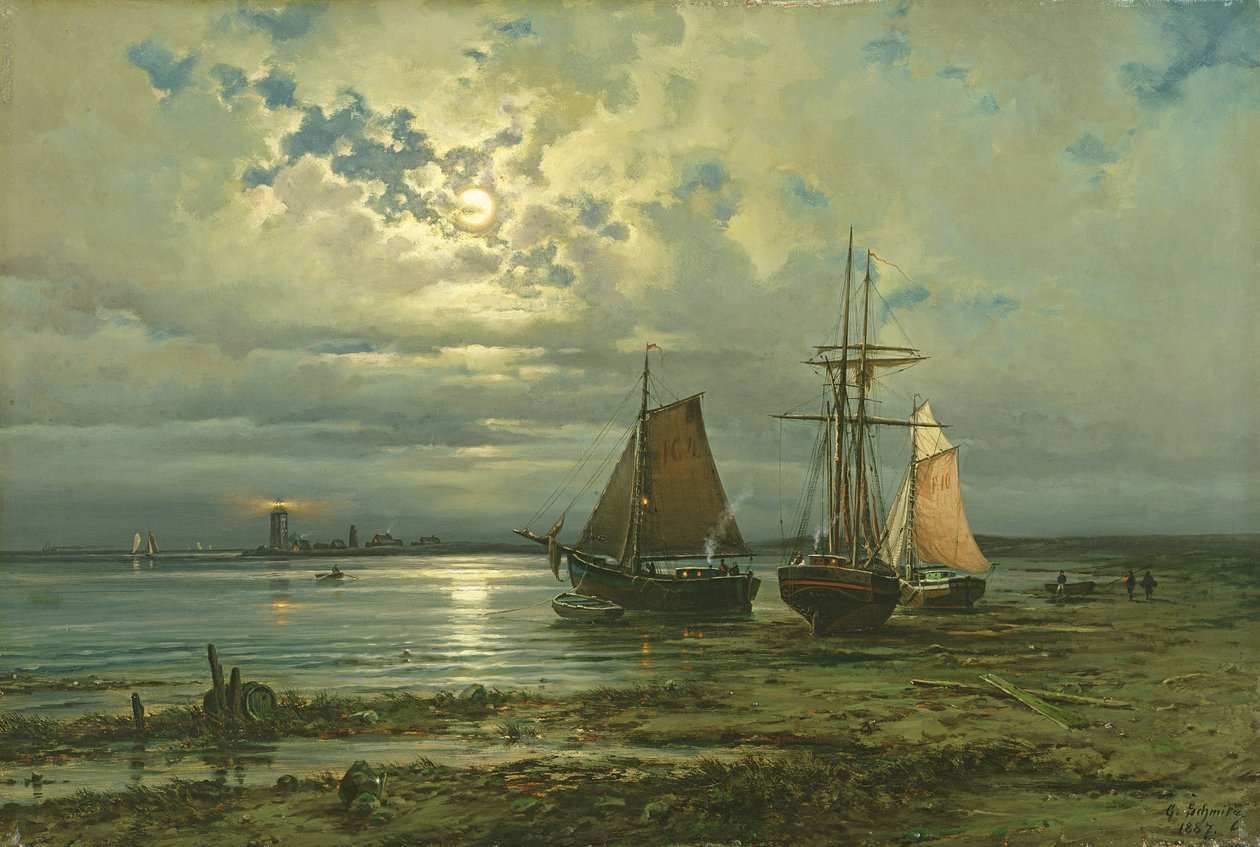 Neuwerk od Moonlight autorstwa Georg Schmitz
