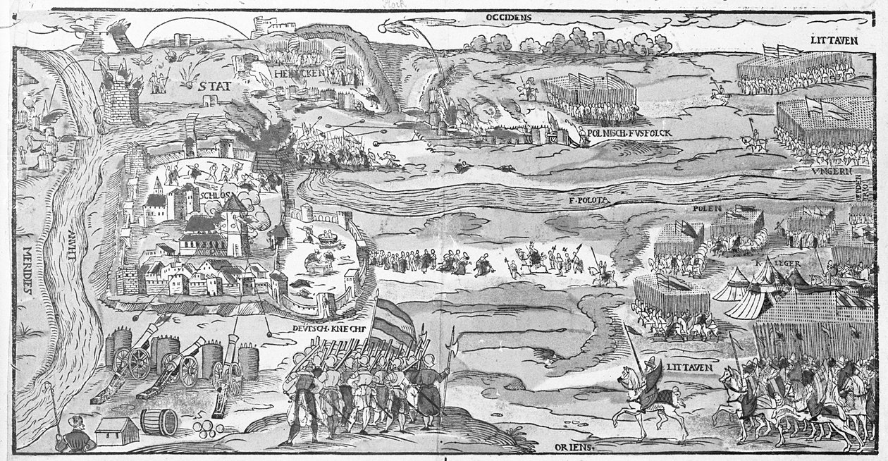 Oblężenie Połocka w 1579 r. autorstwa Georg the elder Mack