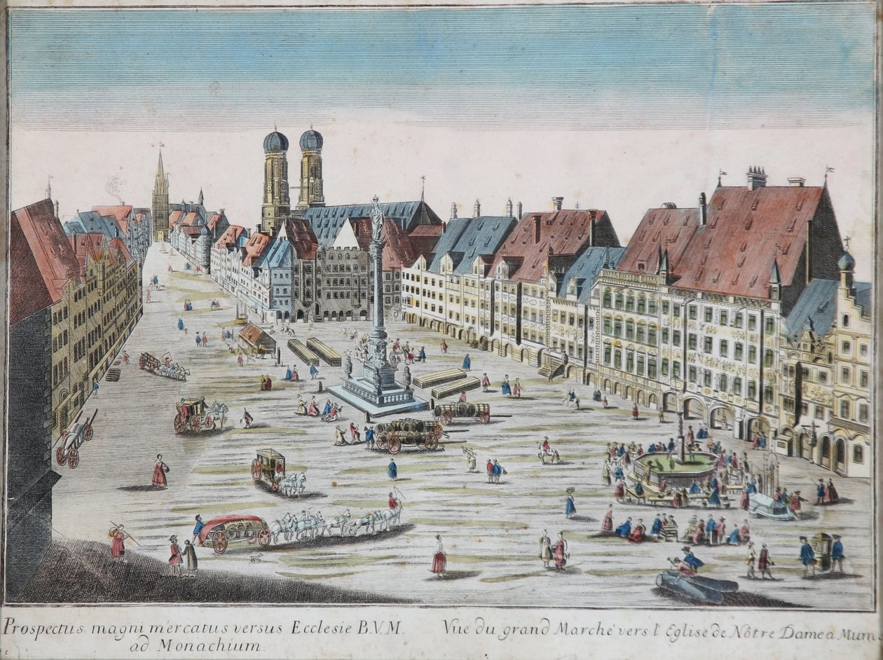 Peep-box zdjęcie Monachium Marienplatz Z autorstwa Georg Balthasar Probst