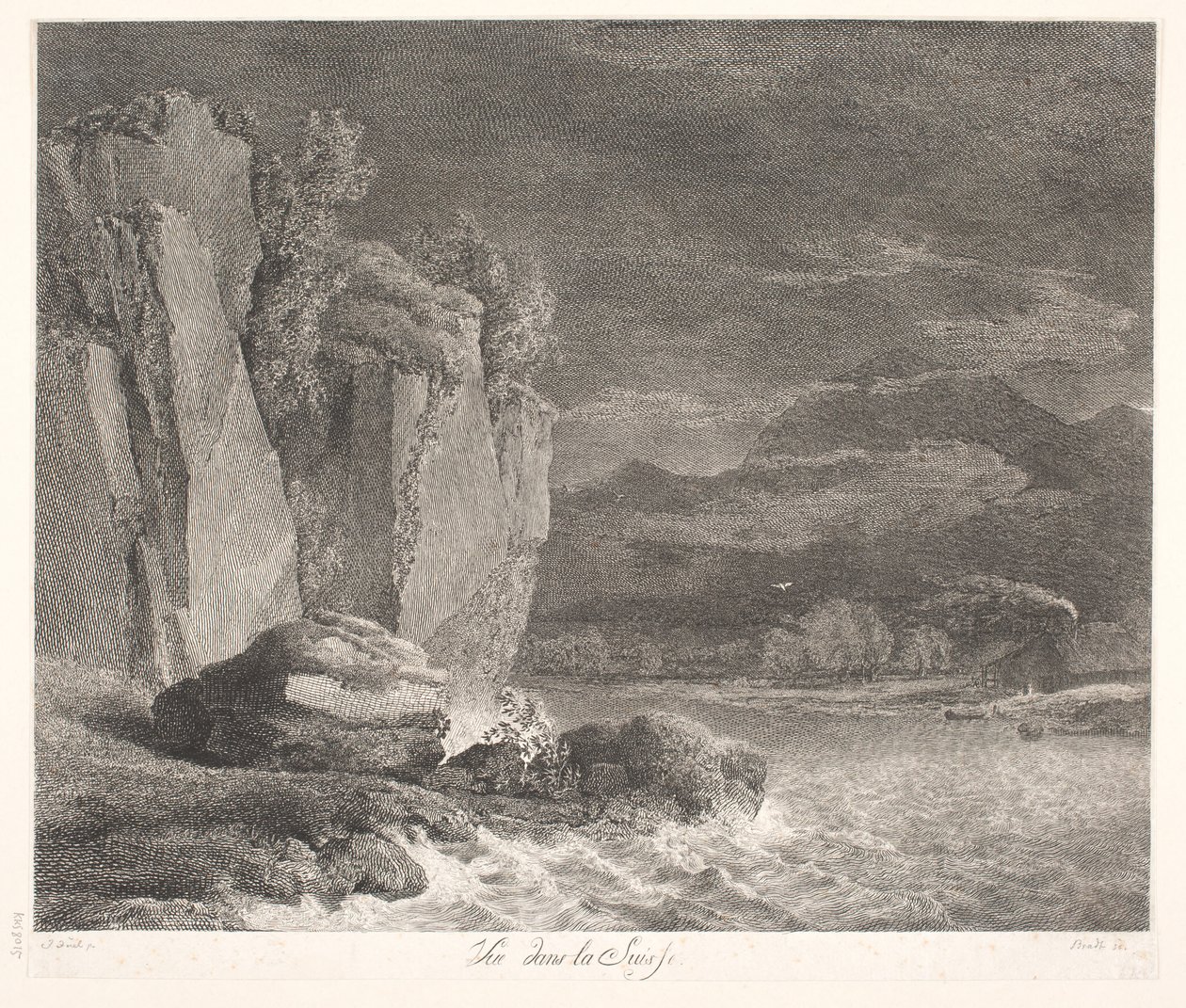 „Widok w Szwajcarii” autorstwa Georg Christian Schule