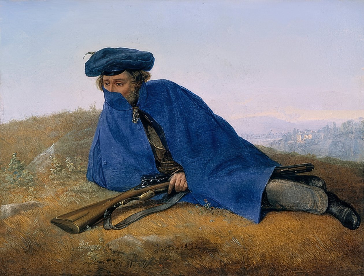 Na placówkach. 1829 autorstwa Georg Friedrich Kersting