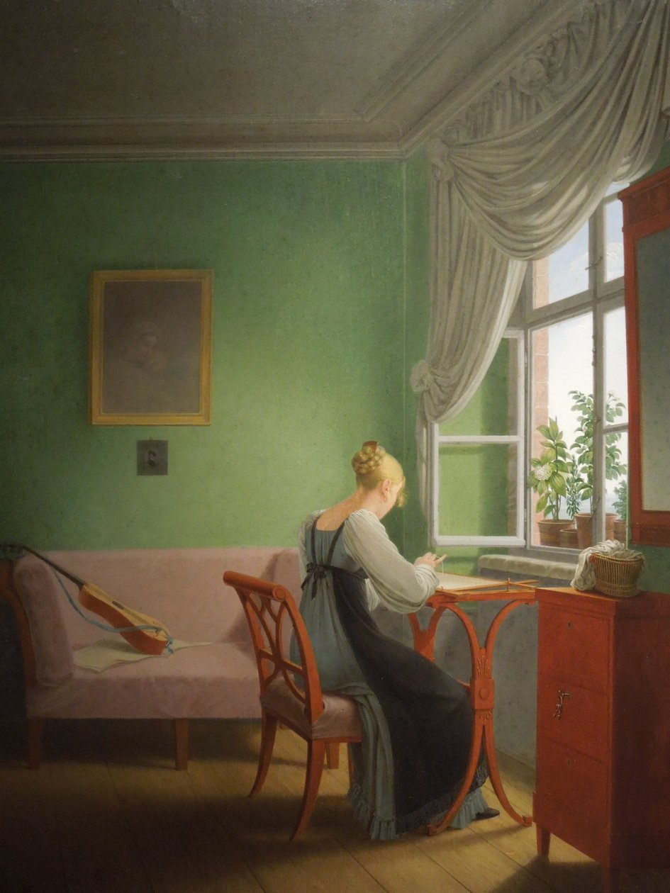 Polski:  Hafciarka autorstwa Georg Friedrich Kersting