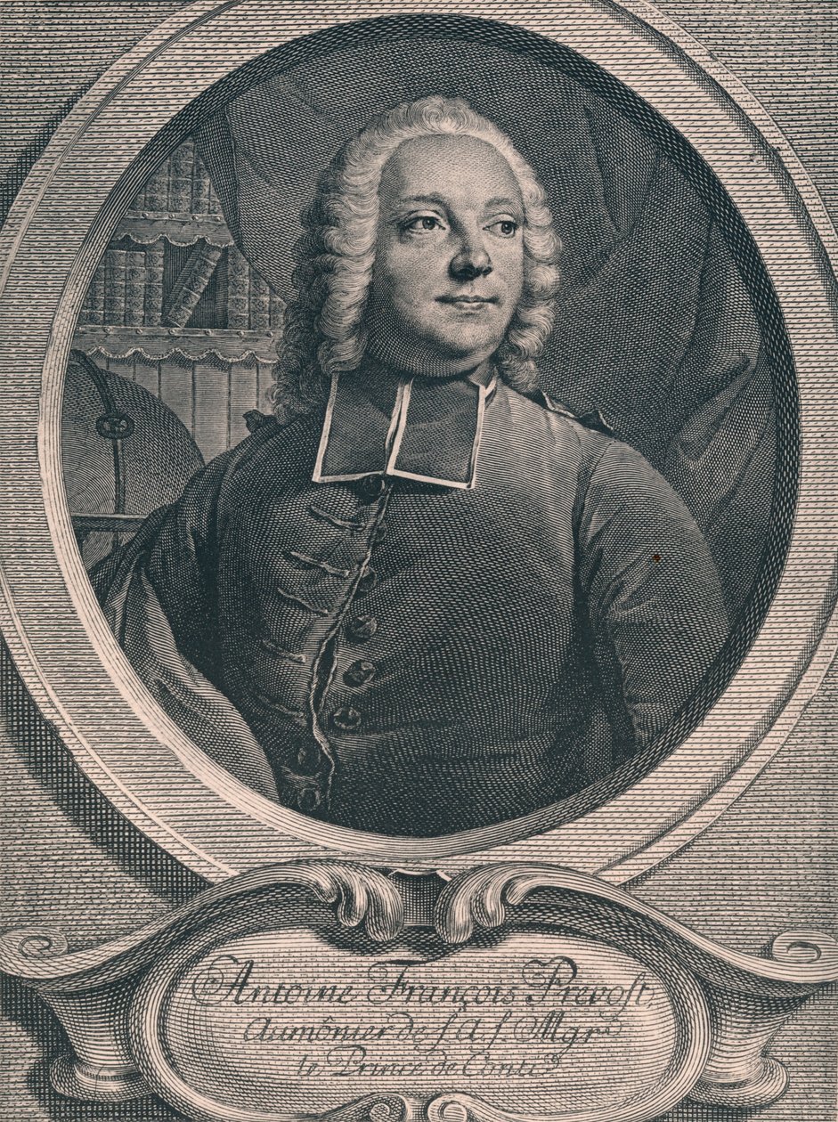 Antoine Francois Prevost, 1745. autorstwa Georg Friedrich Schmidt