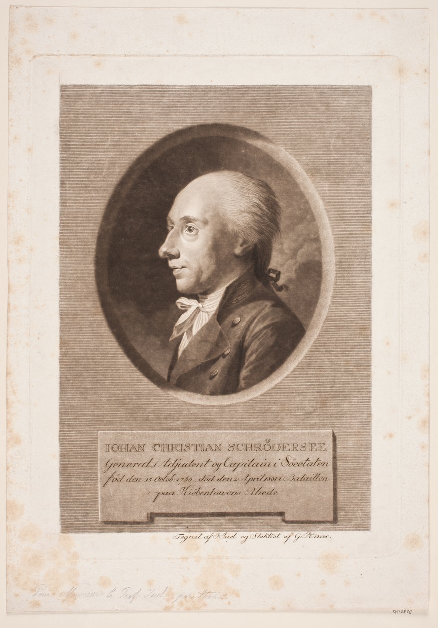 Oficer marynarki J. C. Schrødersee autorstwa Georg Haas