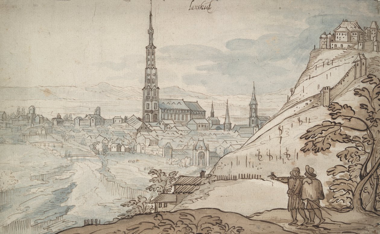 Widok Landshut autorstwa Georg Hoefnagel