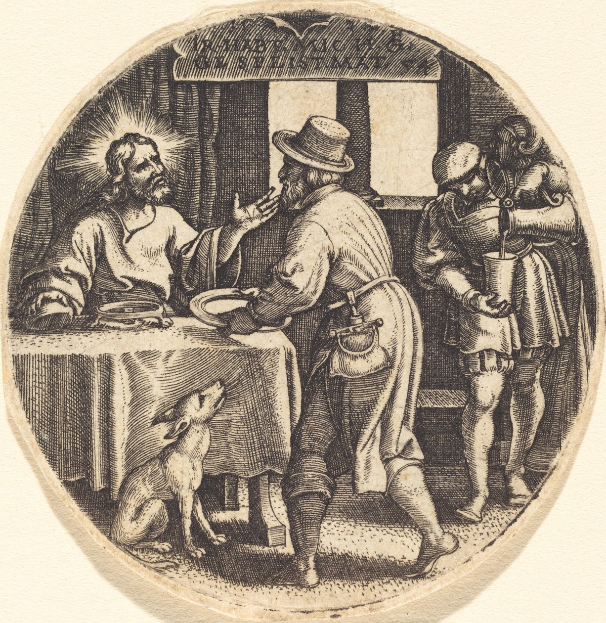 Nakarmić głodnych autorstwa Georg Pencz