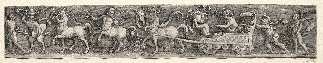Triumf Bachusa autorstwa Georg Pencz