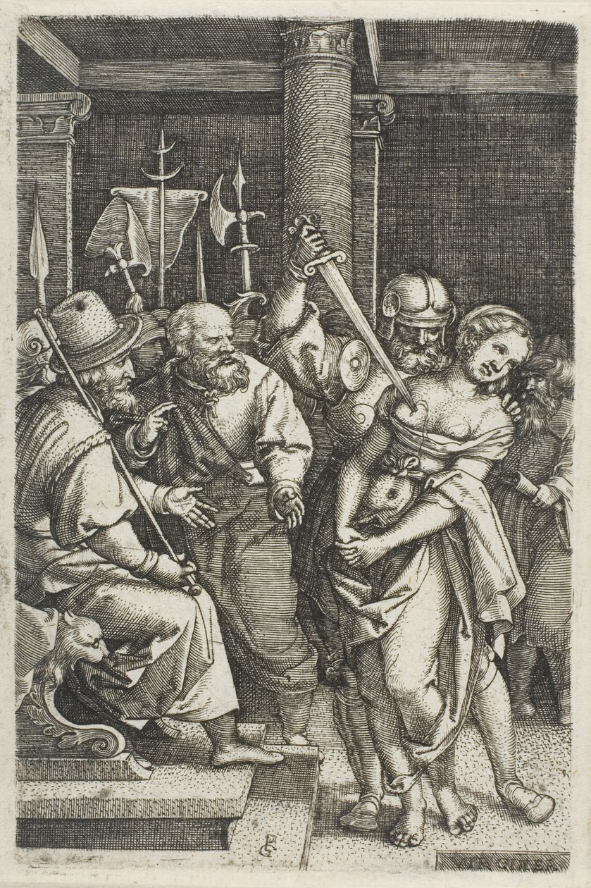 Wirginiusz zabija swoją córkę autorstwa Georg Pencz