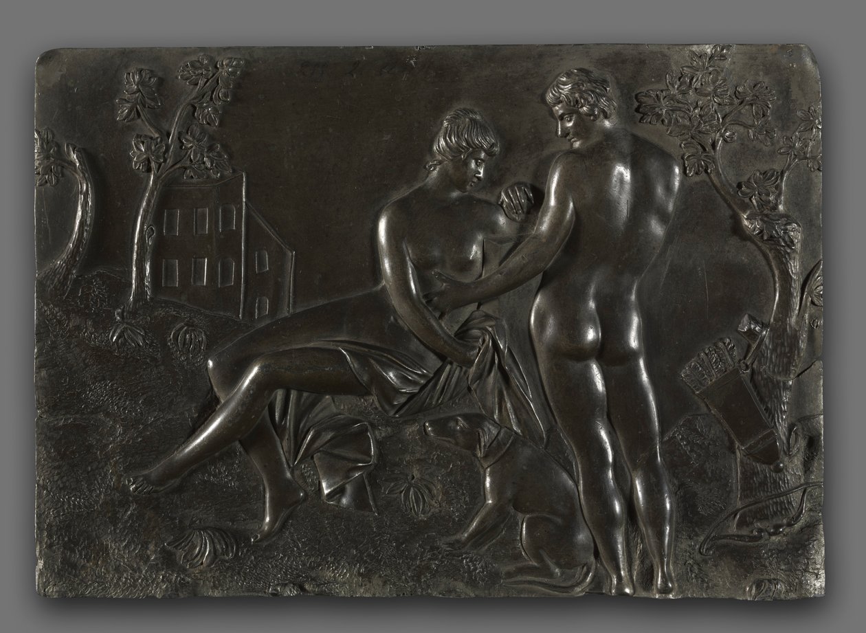 Wenus i Adonis, połowa XVIII wieku. autorstwa Georg Raphael Donner