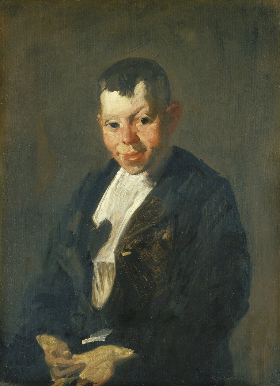 Gazeciarz autorstwa George Wesley Bellows