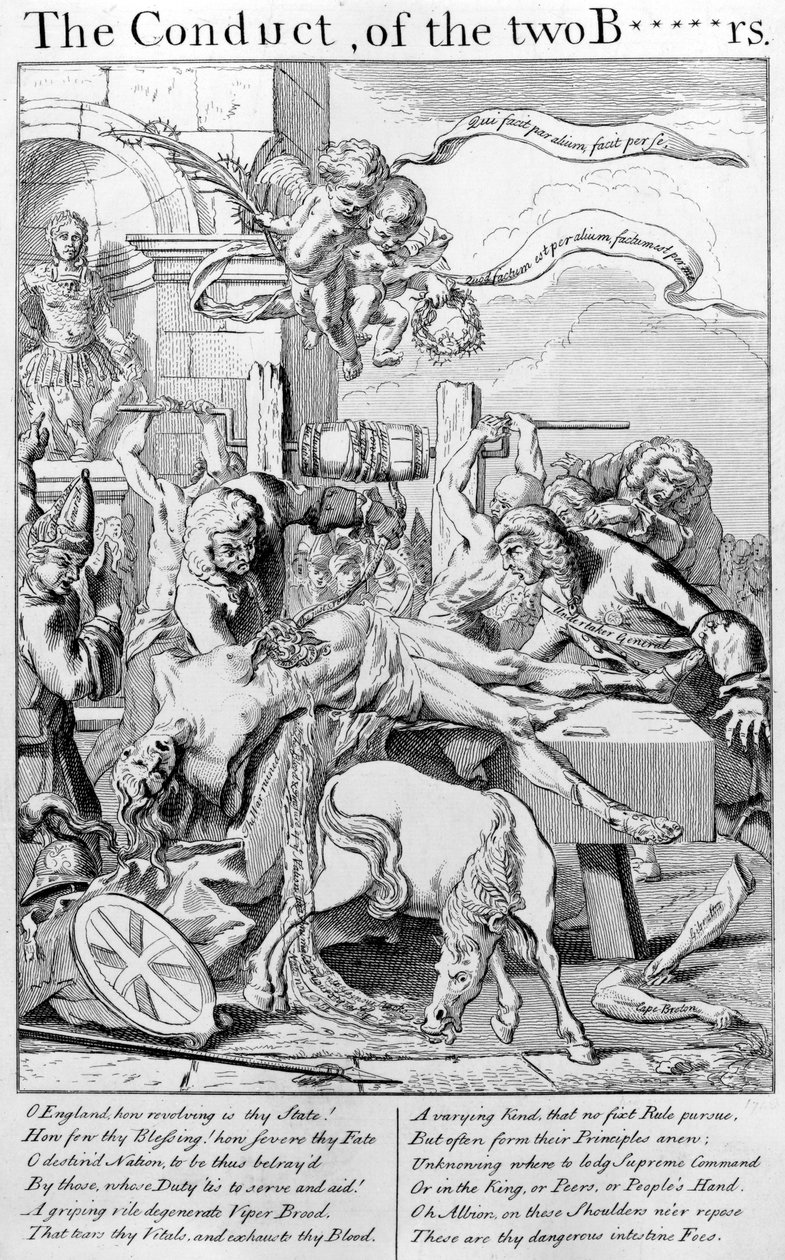 Postępowanie dwóch B*****rów, 1749 autorstwa George Bickham