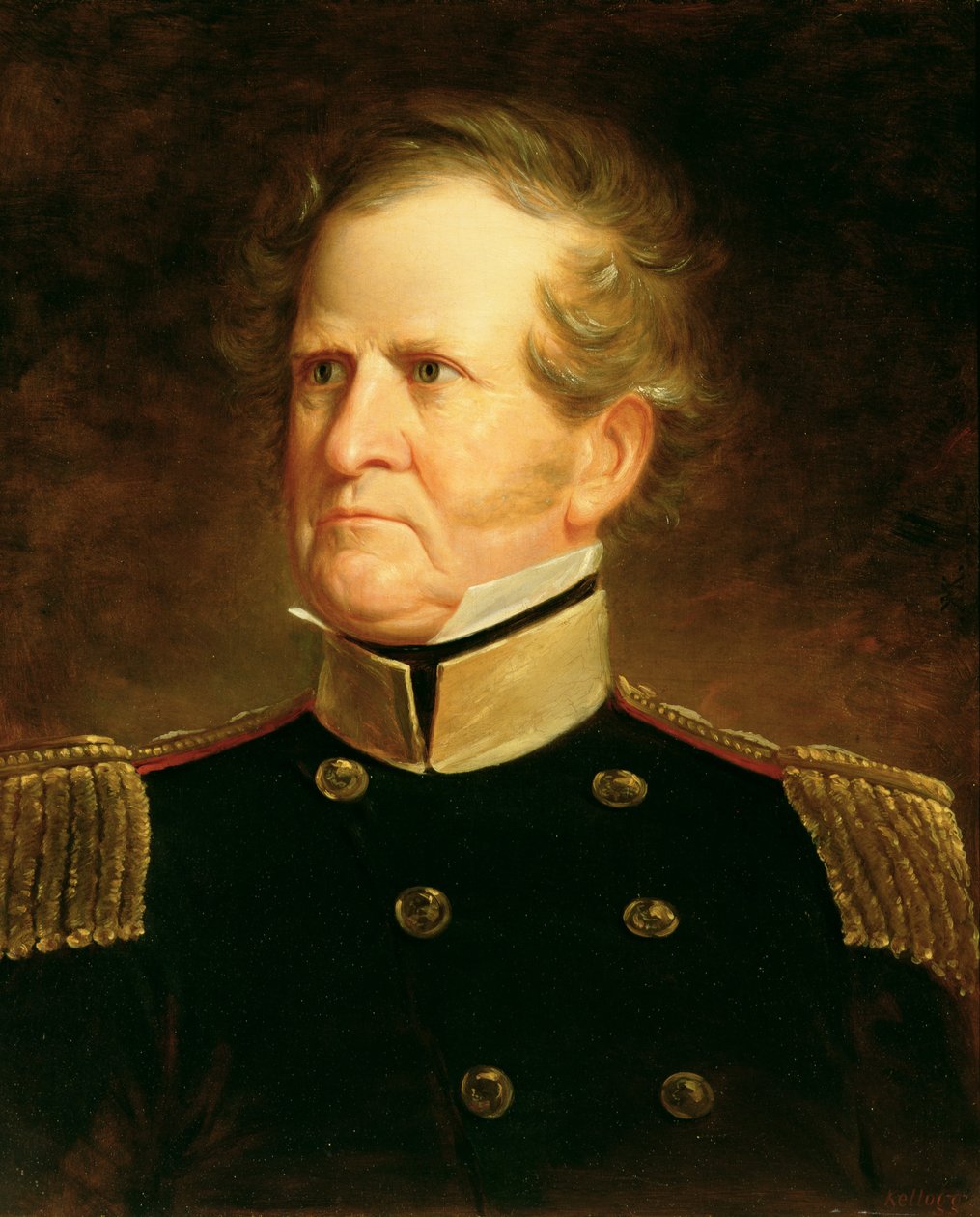 Generał Winfield Scott (1786-1866), c.1835 autorstwa George Catlin