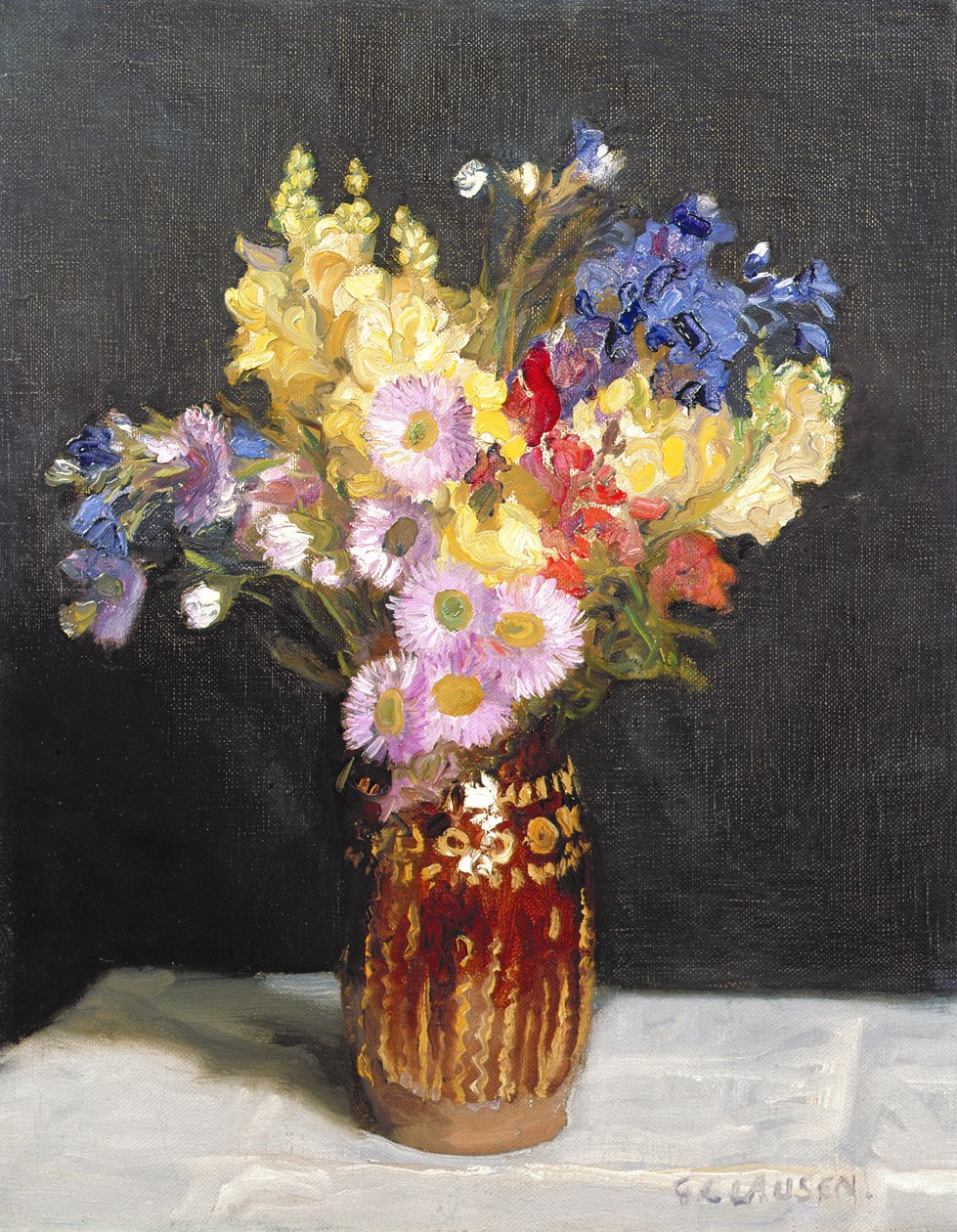 Jesienne kwiaty autorstwa George Clausen