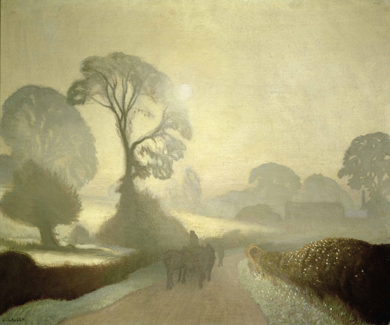 Październikowy poranek autorstwa George Clausen