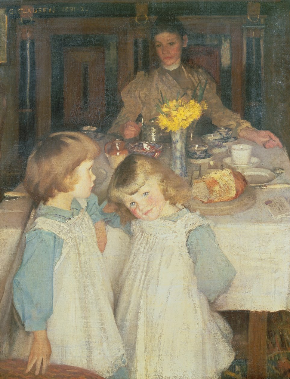 Stół śniadaniowy autorstwa George Clausen