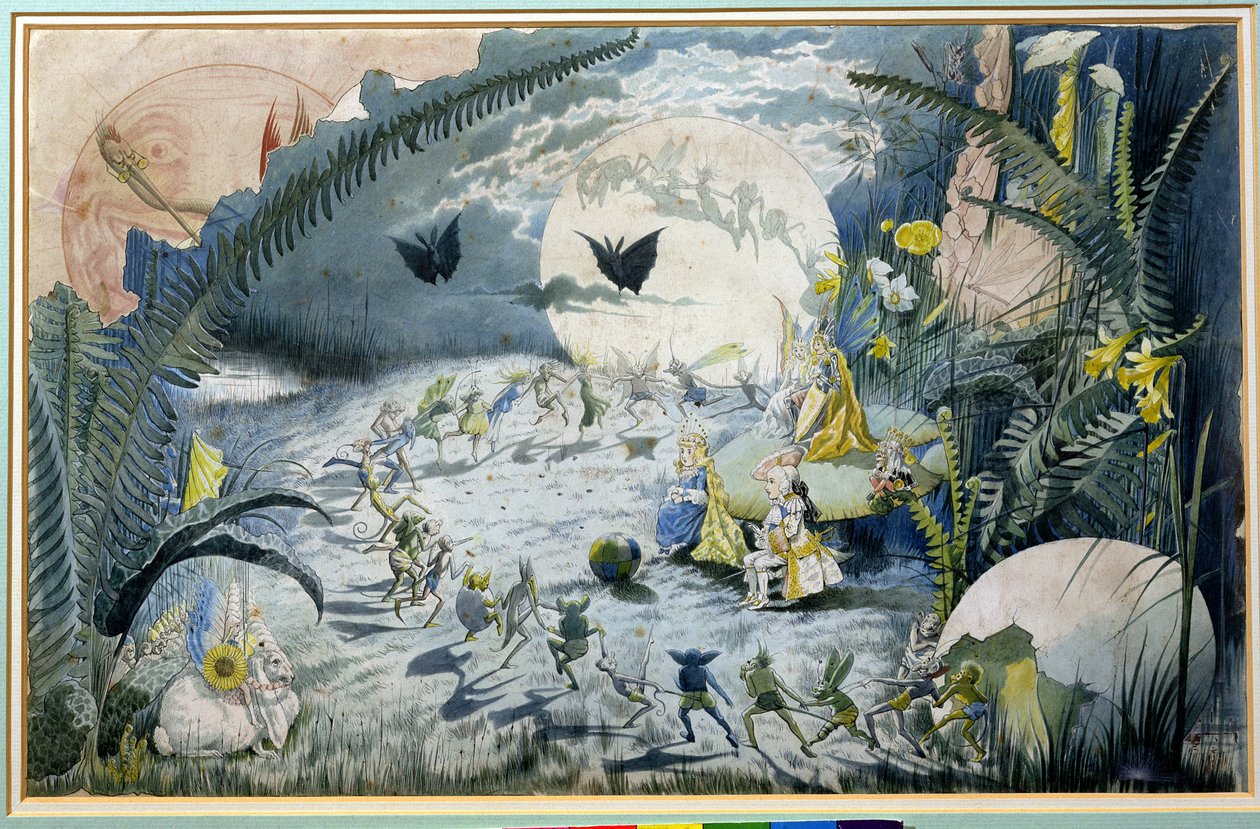 Spotkanie wróżek autorstwa George Cruikshank