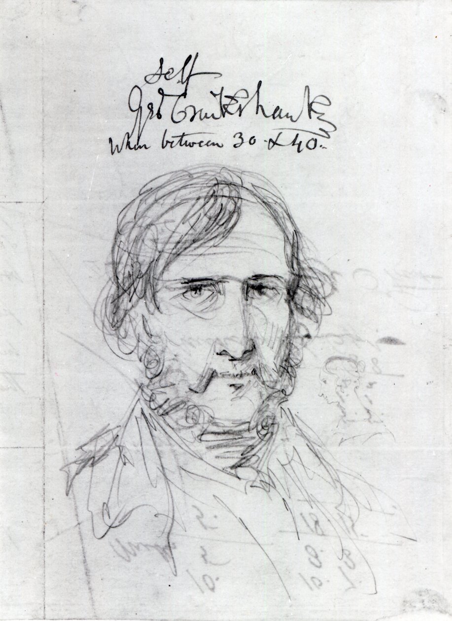 Autoportret autorstwa George Cruikshank