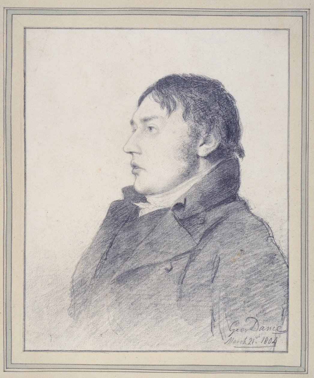Samuel Taylor Coleridge, 21 marca 1804 r autorstwa George Dance