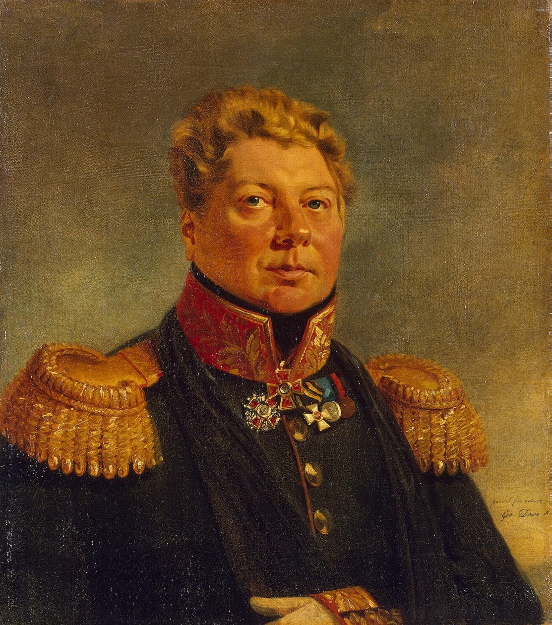 Fiodor Evstafievich Knyper (1768 - 04.02.1850) rosyjski generał autorstwa George Dawe