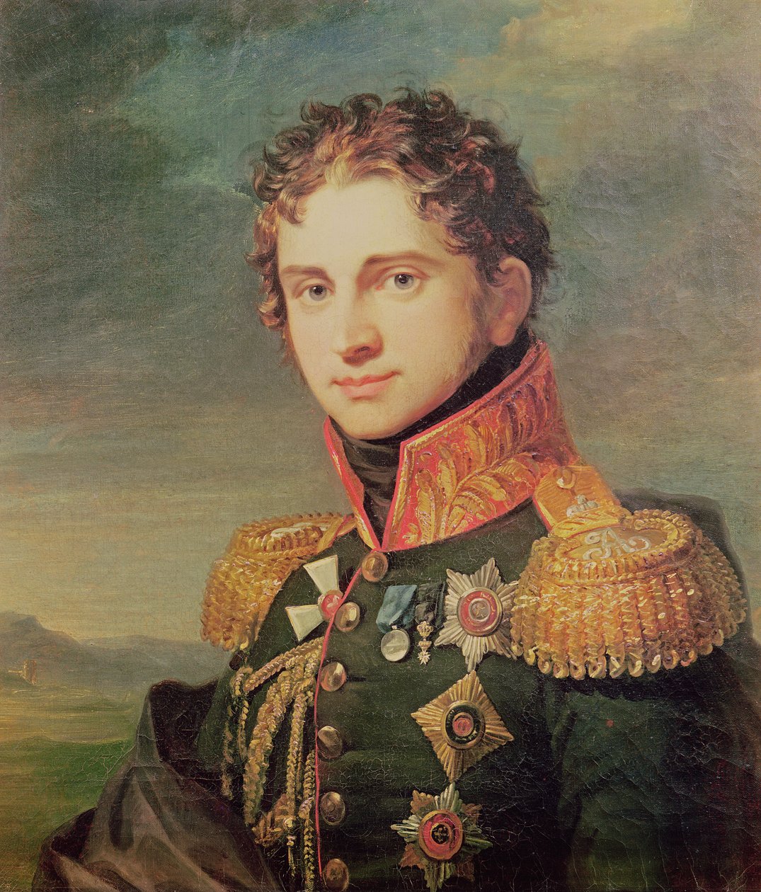 Portret Pawła A. Stroganowa, przed 1825 r. autorstwa George Dawe