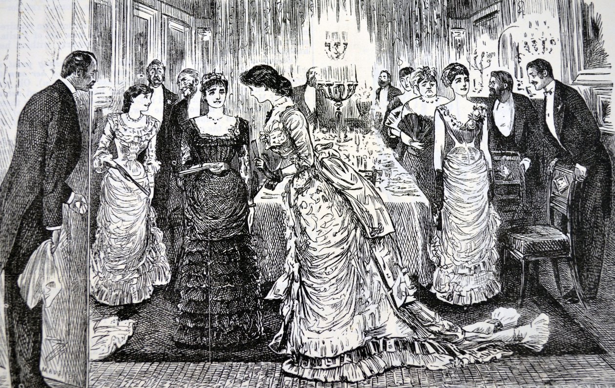 Etykieta palenia, 1883 autorstwa George du Maurier