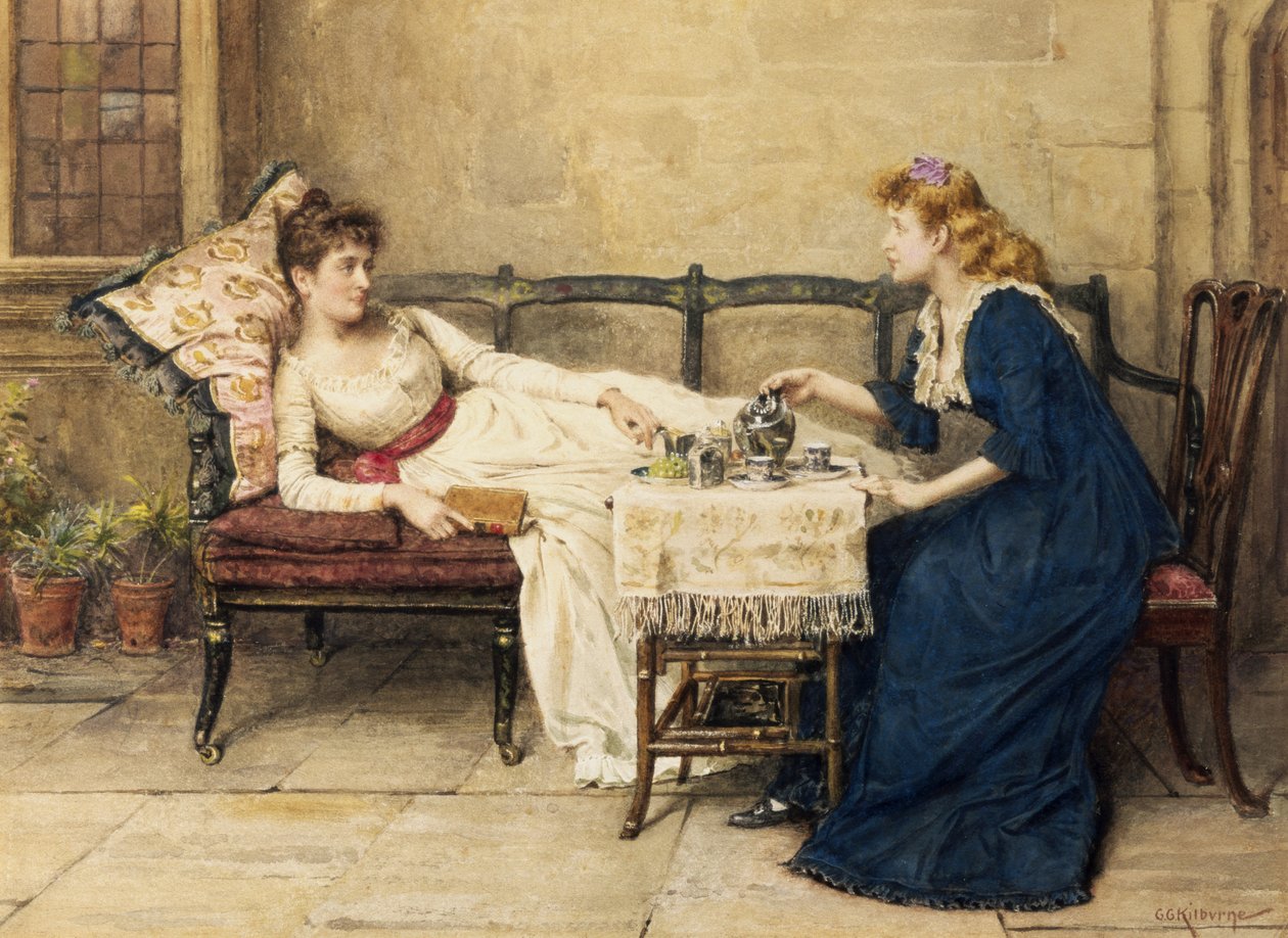 Nieznany obraz autorstwa George Goodwin Kilburne