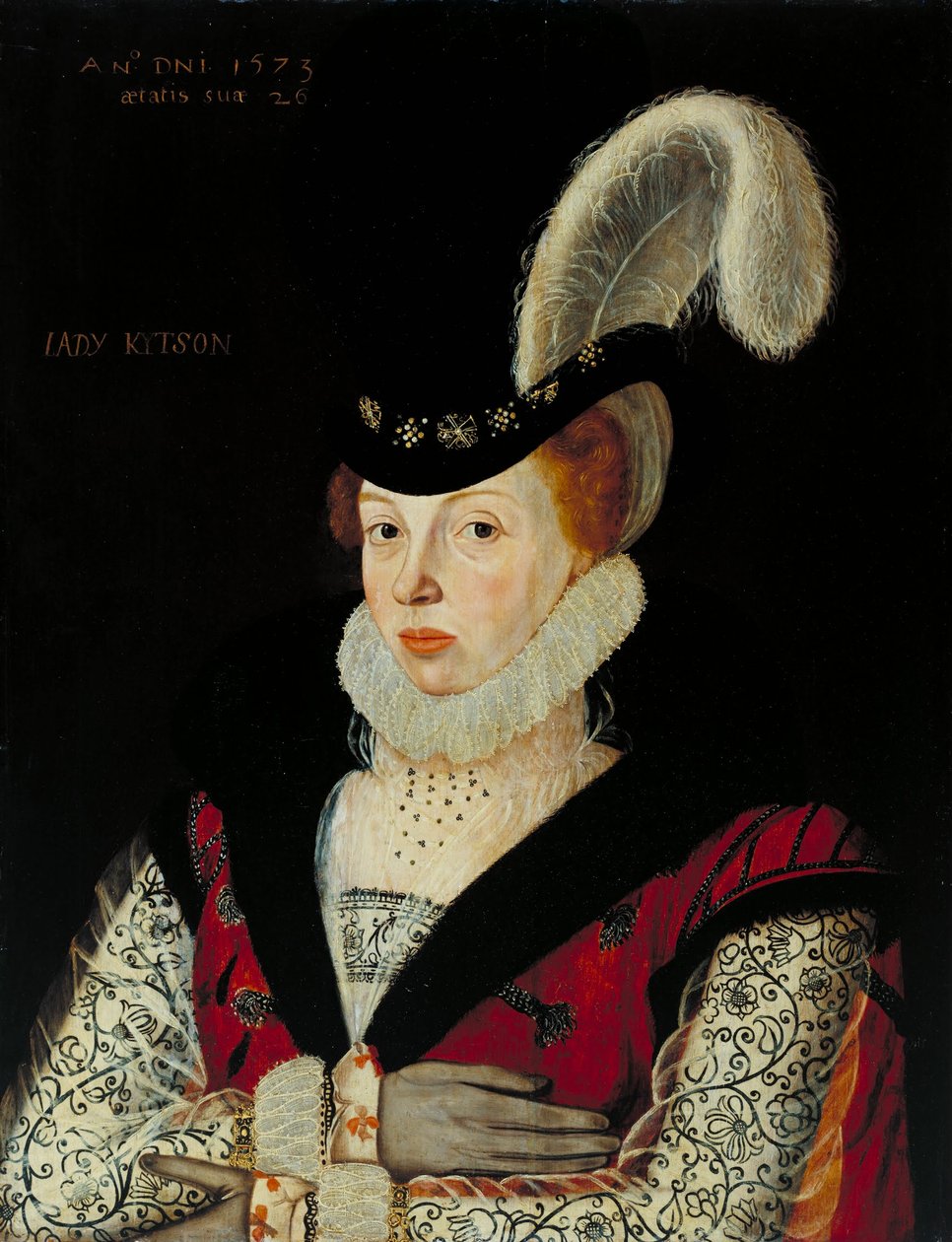 Lady Kytson autorstwa George Gower
