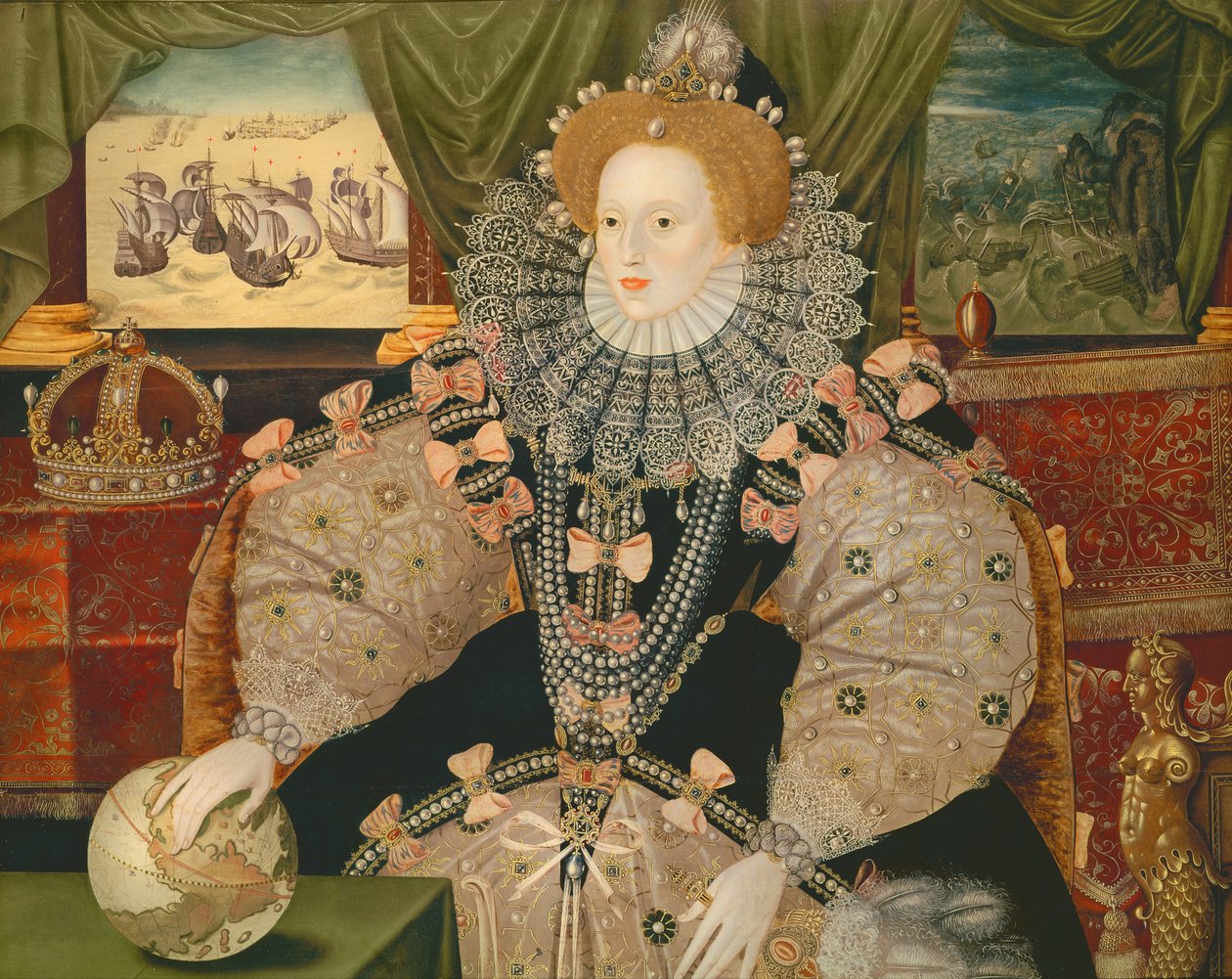 Portret Armady, ok.1588 autorstwa George Gower