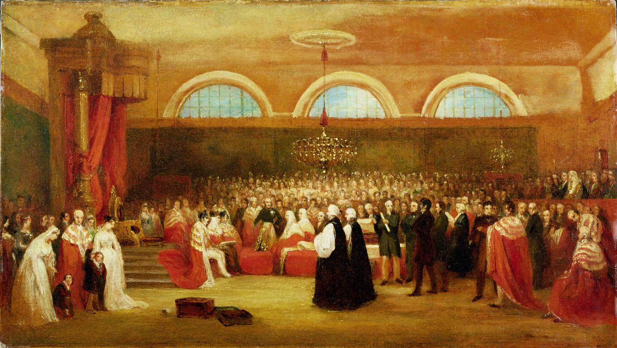 د لوی آزادۍ قانون تصویب، c.1829 poli autorstwa George Jones