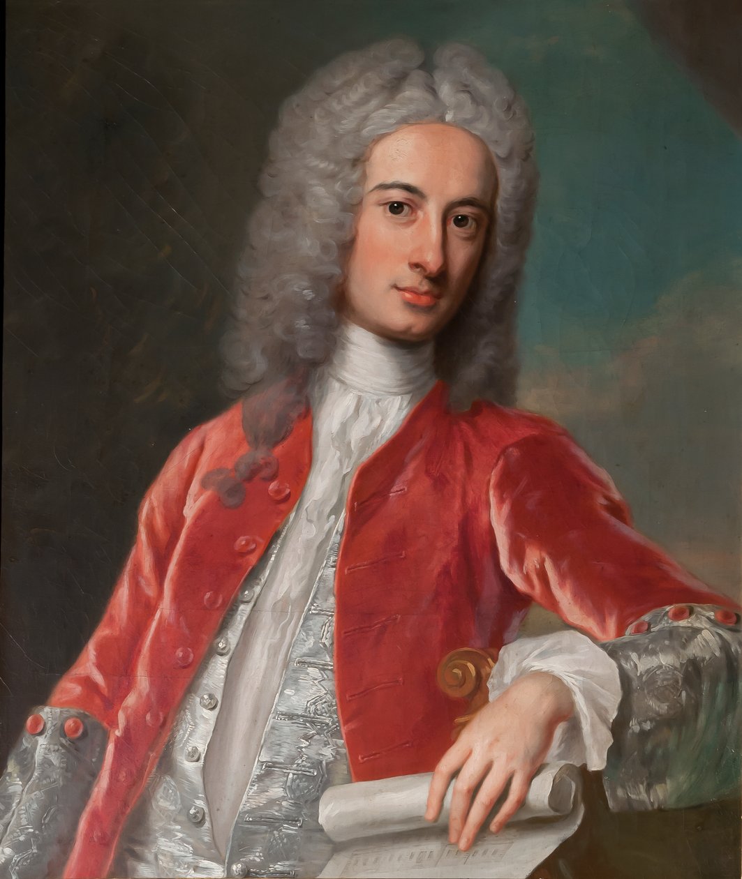 Sprytny Lethieullier, ok. 1730 autorstwa George Knapton