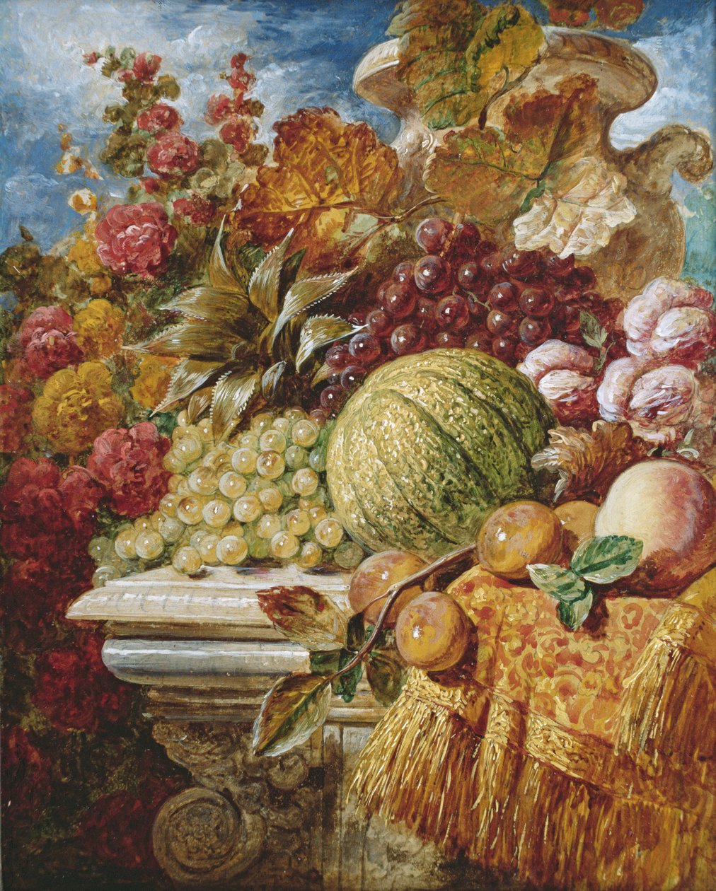 Martwa natura z owocami autorstwa George Lance