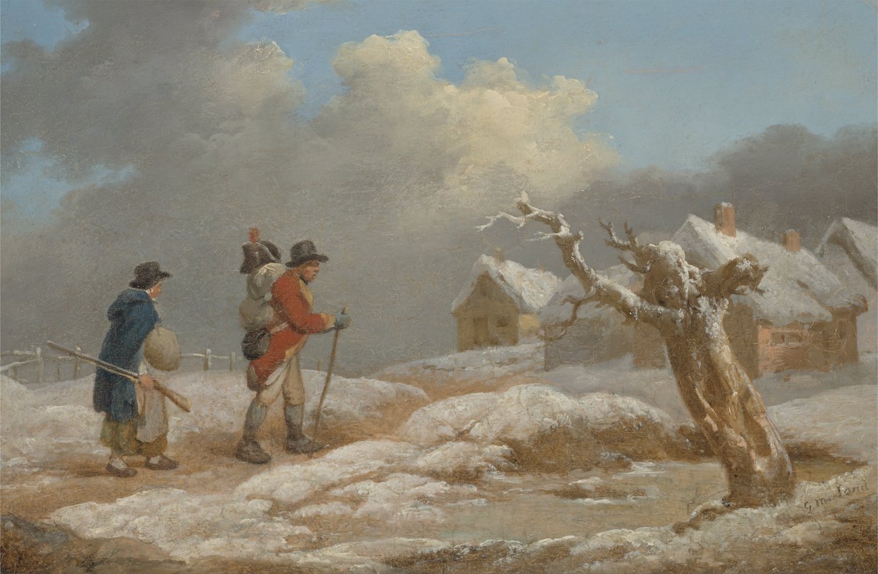 Powrót żołnierzy autorstwa George Morland