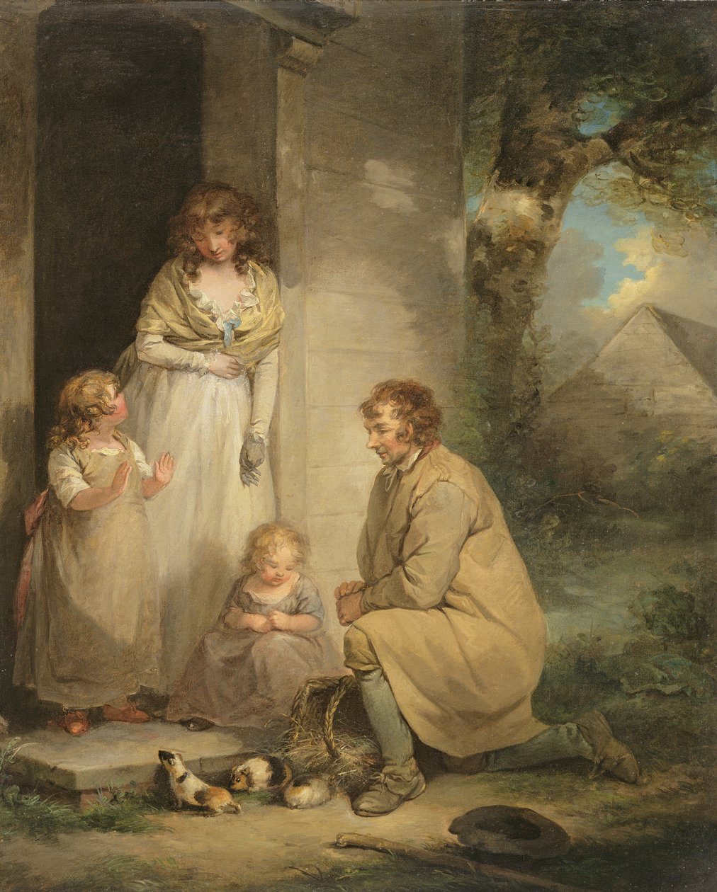 Świnki morskie, ok.1789 autorstwa George Morland