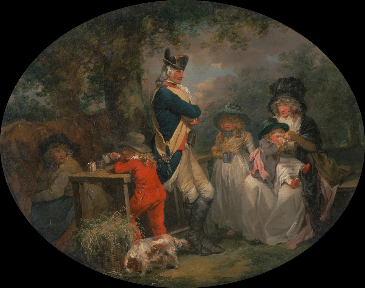 Park św. Jakuba autorstwa George Morland
