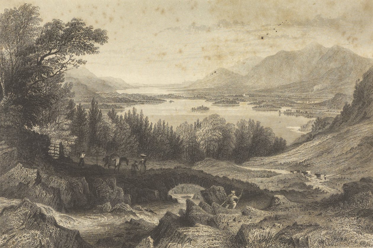 Jeziora Derwent i Bassenthwaite, autorstwa George Pickering