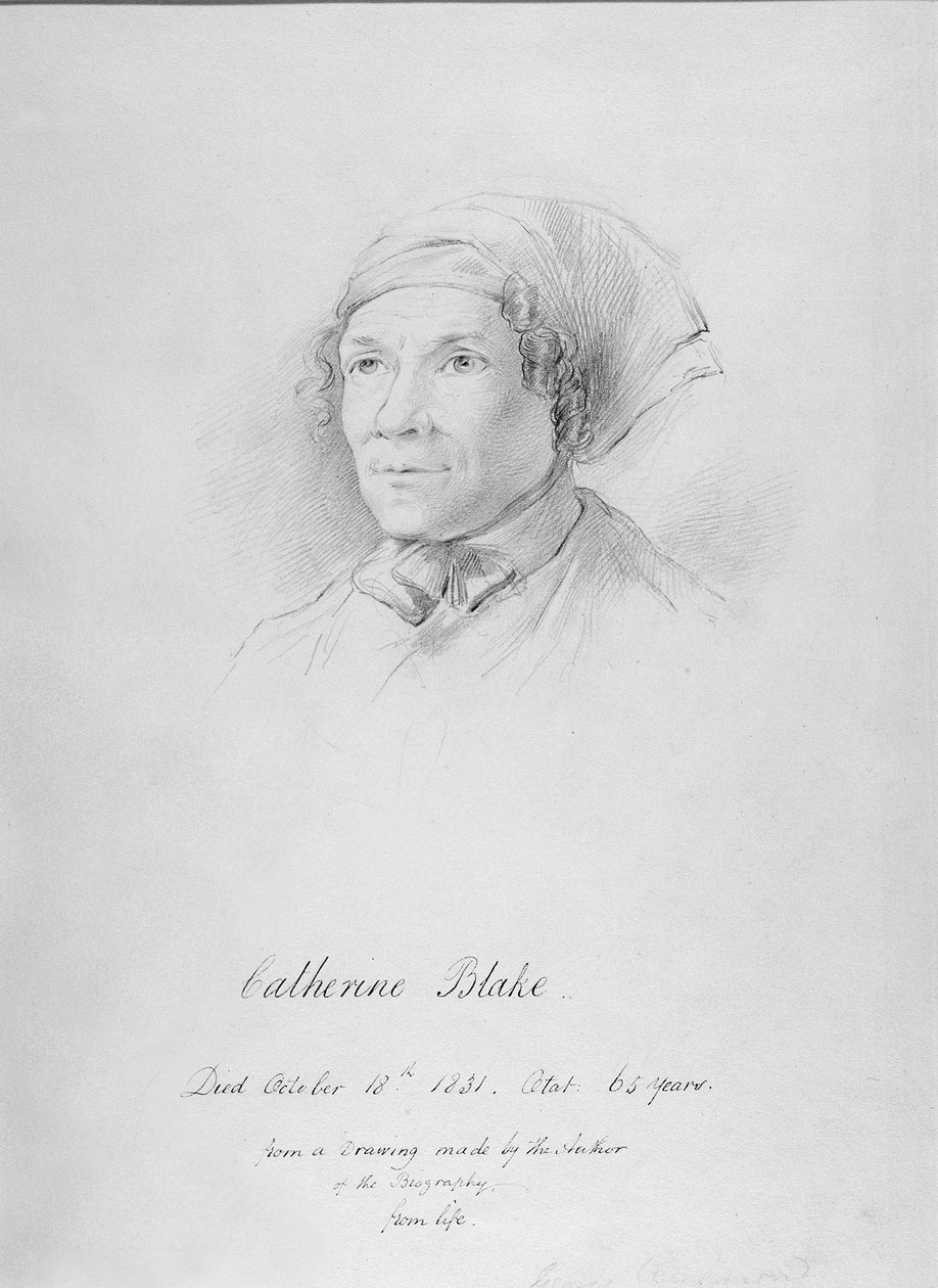 Portret Katarzyny Blake (1762-1831) wg rysunku Fredericka Tatham, ok.1830 autorstwa George Richmond