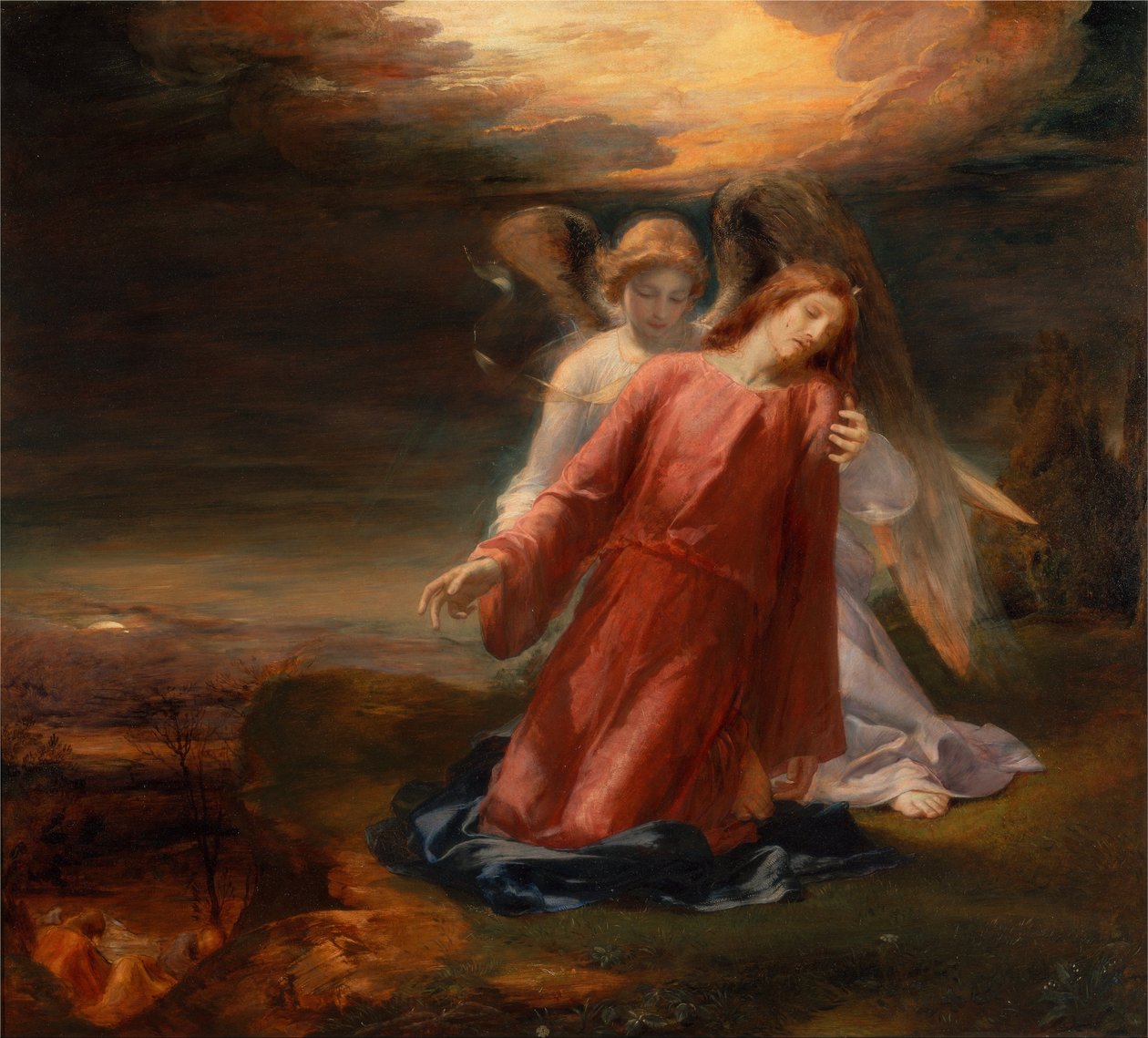 Agonia w ogrodzie autorstwa George Richmond