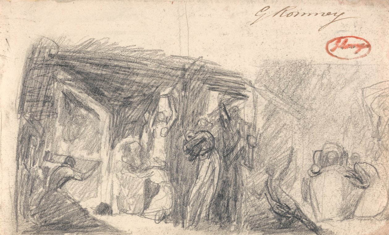 Narodziny człowieka autorstwa George Romney
