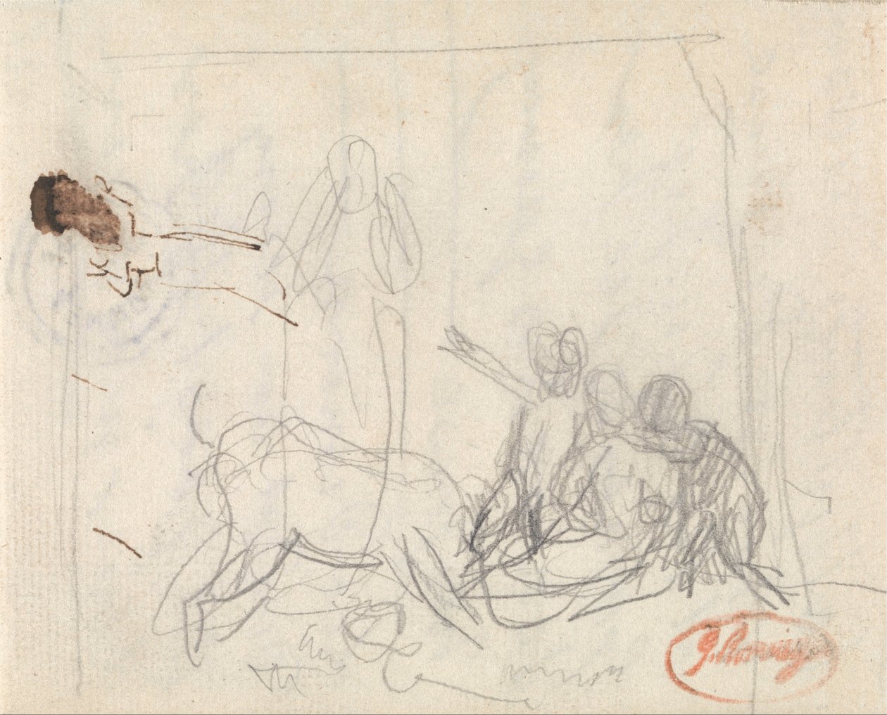 Dzieci i koza autorstwa George Romney