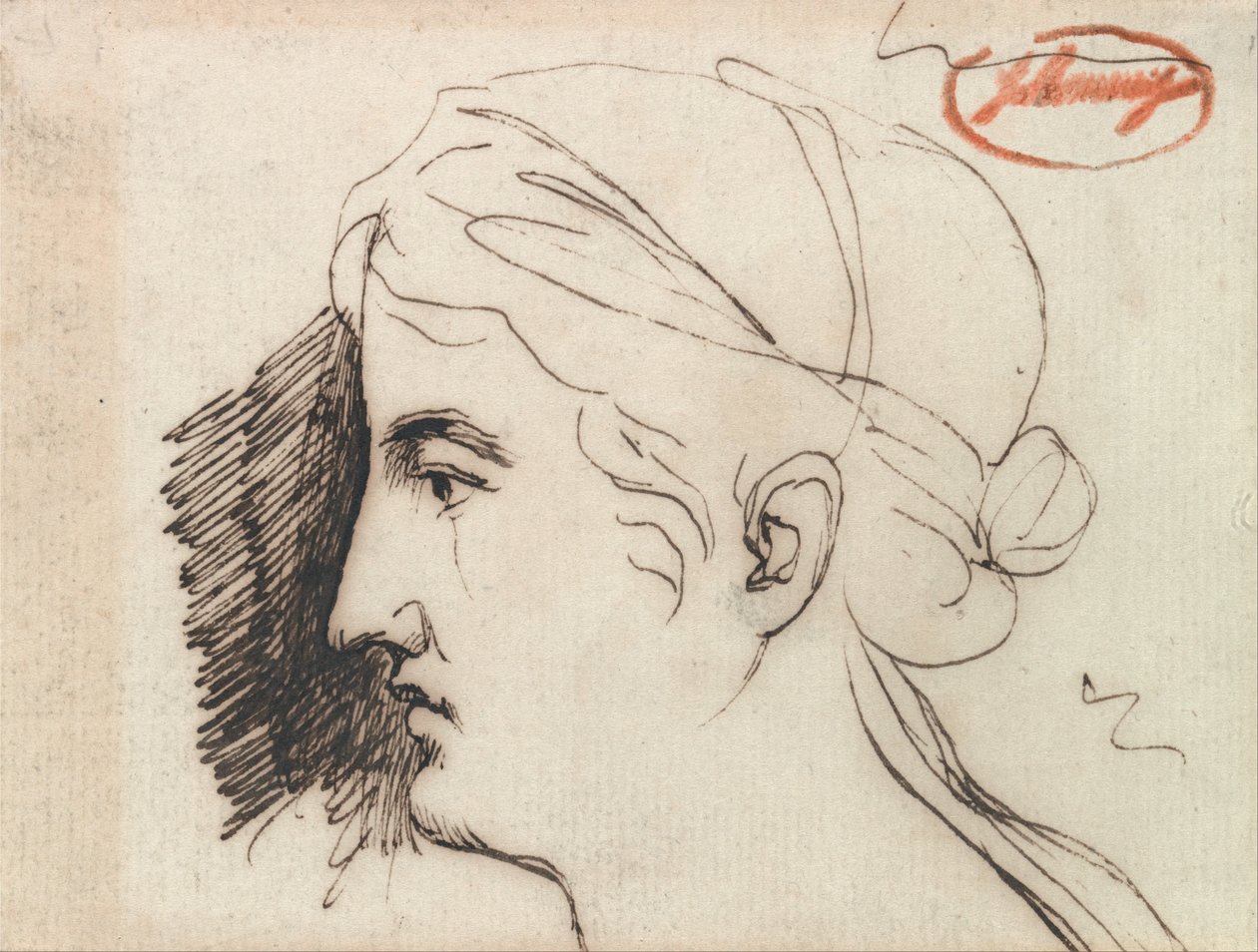 Głowa kobiety autorstwa George Romney