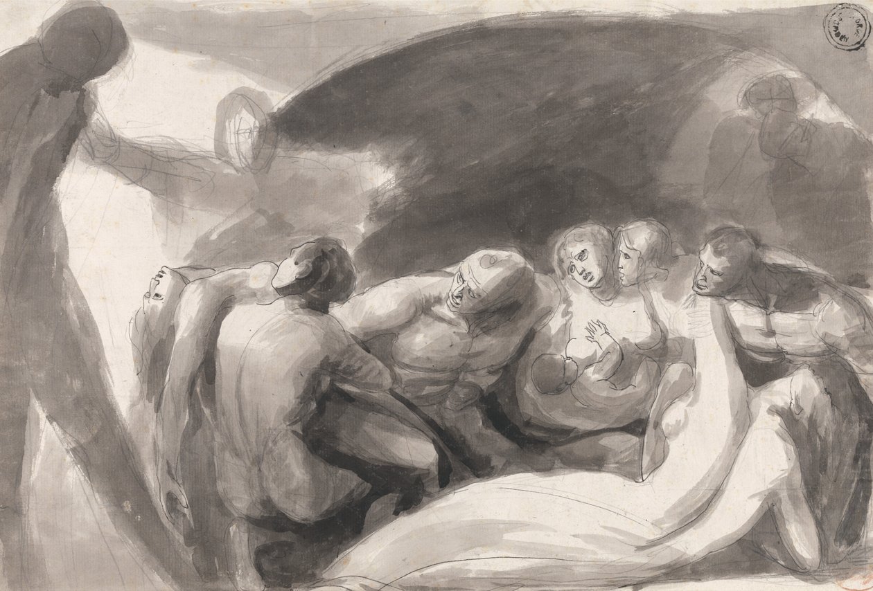Howard odwiedza więzienie autorstwa George Romney