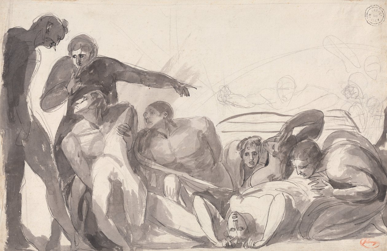 Howard odwiedza więzienie autorstwa George Romney