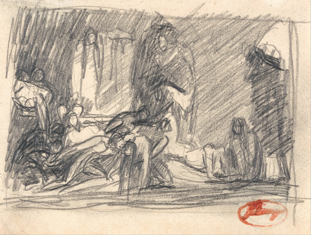 Howard odwiedza więzienie autorstwa George Romney