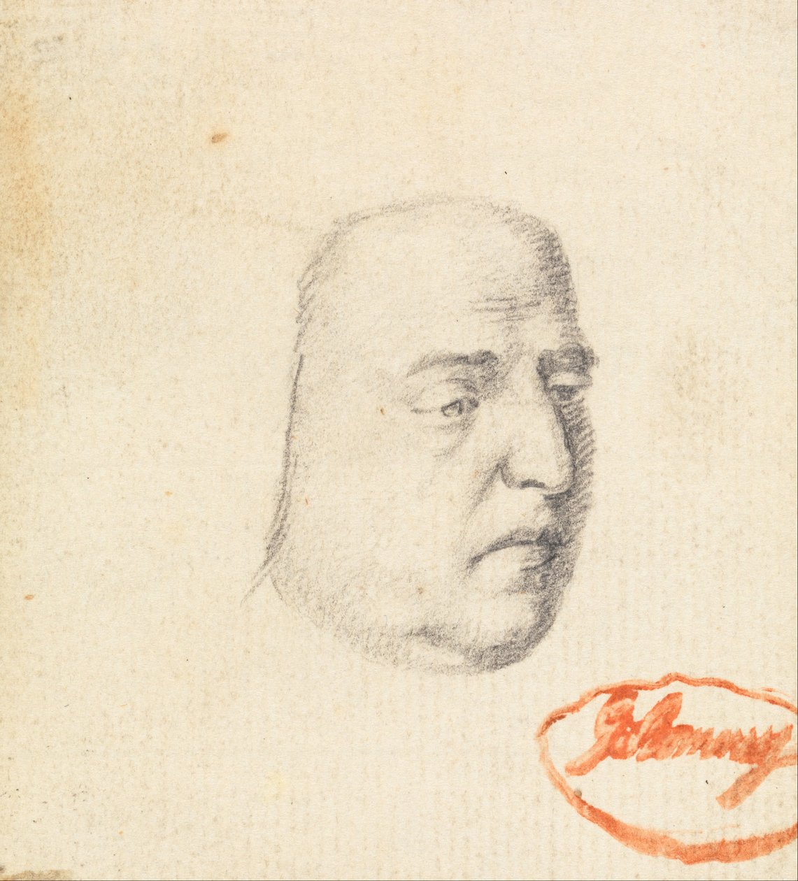 Głowa mężczyzny 2 autorstwa George Romney
