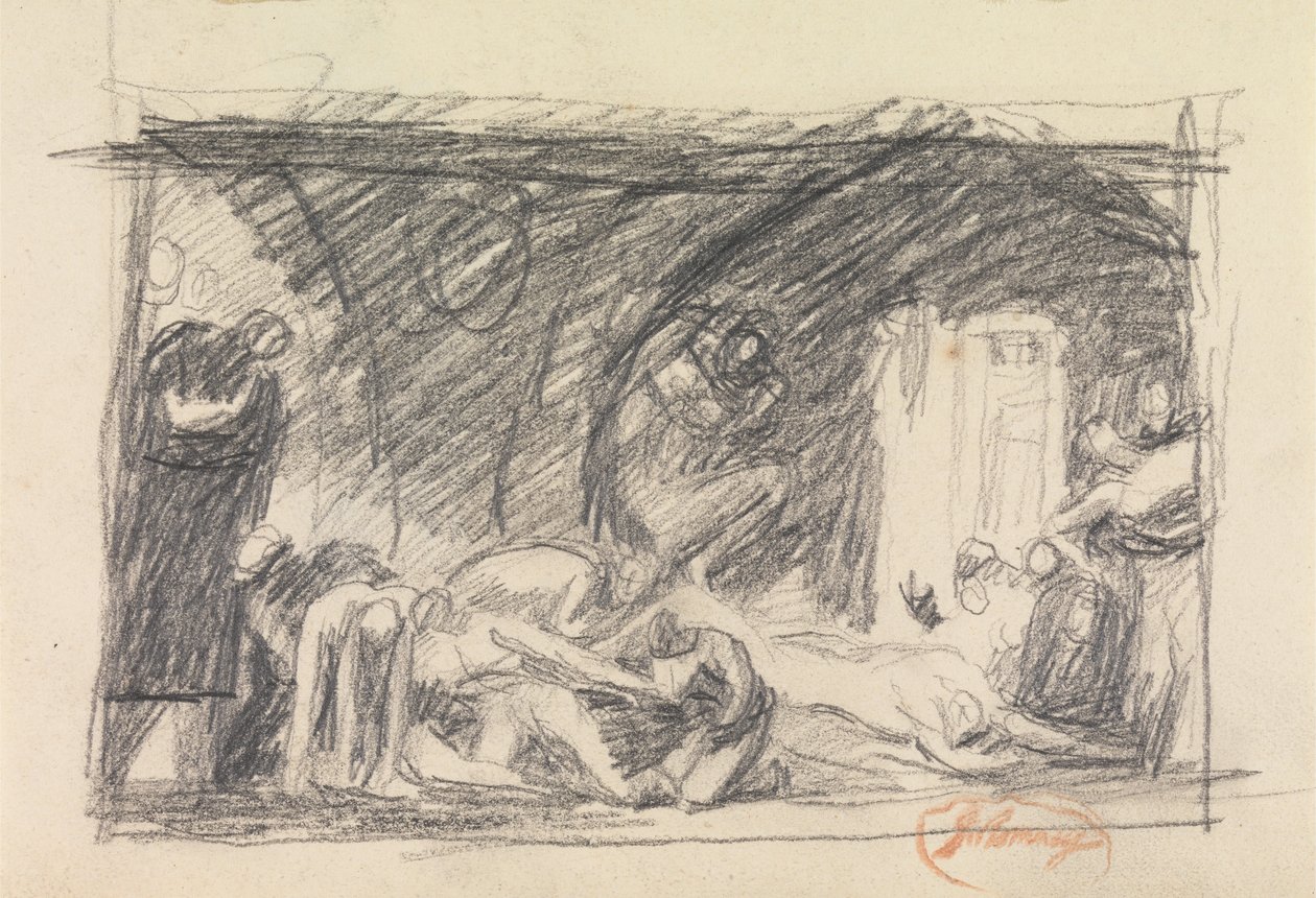 Scena więzienna autorstwa George Romney