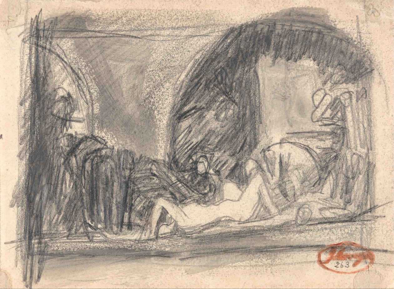 Scena więzienna autorstwa George Romney